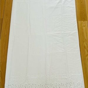 Elegant White Shower Curtain with Silver and Sparkle Detail